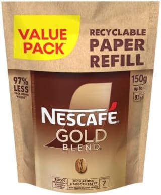NESCAFÉ Gold Blend 5x150g Coffee Refill Pack £18.99 Amazon Deal