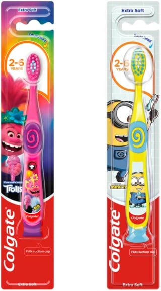 Colgate Extra zachte tandenborstel, voor kinderen van 2-6 jaar voor €0,97