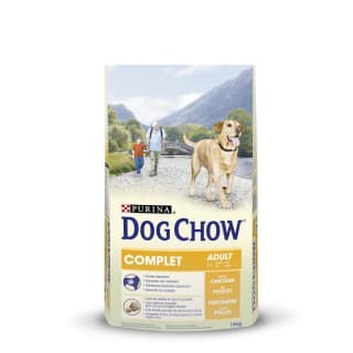 Dog Chow - Pienso Perro Adulto 14 kg Pollo Salud Digestiva e Higiene Bucal a 7.99€