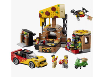LEGO® 60496 City Experiencia de Pizza a Domicilio con Vehículos por 38.97€