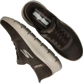 Skechers Go Walk Flex Slip-ins bruin Leer voor €39,76 bij Bol