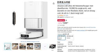 Dreame L40 Ultra AE robotstofzuiger voor €399 bij Amazon