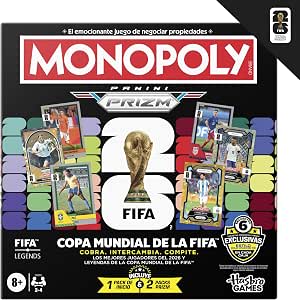 Juego Monopoly Panini Prizm: Copa Mundial de la FIFA por 29.99€