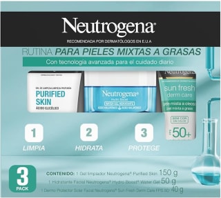 Pack Neutrogena Piel Mixta a Grasa por $491 | Amazon