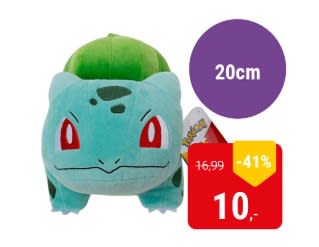 Pokémon Knuffel Pluche Bulbasaur#1 NC - 20cm voor €10 bij Lobbes