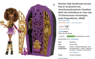 Monster High Skulltimate Geheimen Clawdeen voor €18,29 bij Amazon