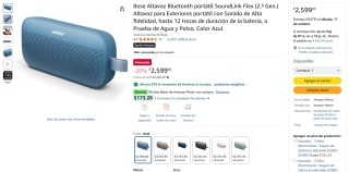 Bose SoundLink Flex 2.ª Gen por $2,134 | Amazon