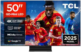 TV TCL 50Q7C 50" QD-Mini LED, 4K HDR Premium 2600, Smart TV with Google TV por 449€