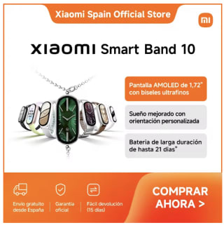 Xiaomi Smart Band 10 por solo 35,49€