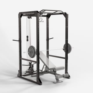 Cage de musculation Power rack 900 + banc 900 pour 449,99€ chez Decathlon
