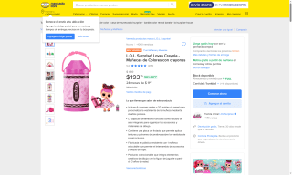 2 Muñecas L.O.L. Surprise! Loves Crayola por $347 | Oferta Mercado Libre