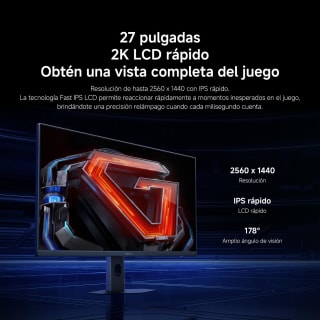 XIAOMI 2K Gaming Monitor G27Qi 2026 (27") por $3,099 en Amazon