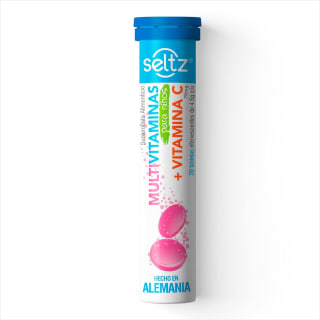 SELTZ Multivitaminas + Vitamina C 20 tabletas efervescentes por $53.10 en Amazon