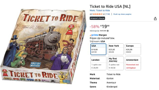 Ticket to Ride USA - NL voor €19,99 bij Amazon