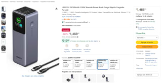 UGREEN 25000mAh 200W Nexode Power Bank por $1,489 en Amazon