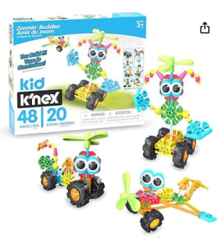 K'NEX Kid Modèle Zoomin' Buddies 20 | Kit de Bricolage pour Enfants à 31,16€