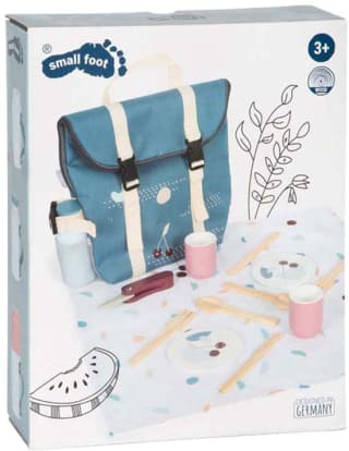 Small Foot rugzak met houten picknick Tasty (14-delig) voor €16,49 bij Bol