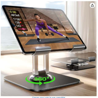 LISEN Support tablette, iPad à 16,24€