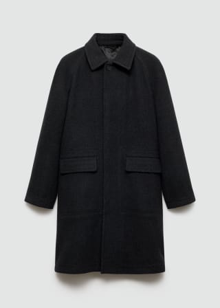 Abrigo lana bolsillos por 27,99€ en Mango Outlet