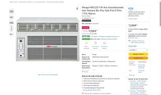 Aire Acondicionado Mirage 5,000 BTU por $2,665 | Oferta Amazon