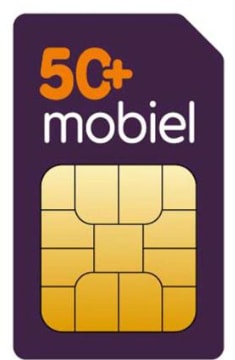 Sim Only Abonnement € 1 per maand bij 50+ Mobiel voor 1 ING punt