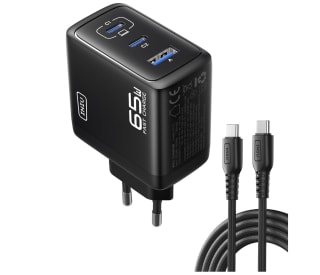 INIU Cargador GaN 65W 3 Puertos por 14,53€