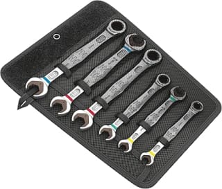 Wera 05020022001 6-delige Joker Steek-/ringratelsleutelset - 10-19mm voor €99,54