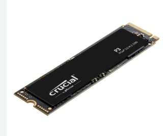 Carte SSD interne Crucial SSD P3 1To NVME à 49,99€