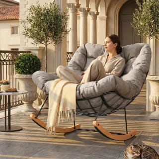 FlexiSpot oversized schommelstoel voor €199,99 bij Amazon