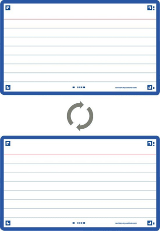 Oxford Flash 2.0 flashcards (A7, gelijnd, 80 stuks) voor €2,61 bij Bol