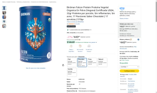 Birdman Falcon Protein Chocolate 510g por $440 | Amazon