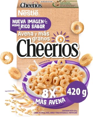 Cereal Nestlé Cheerios Aritos de Avena y Más Granos (420g) por $40 en Amazon