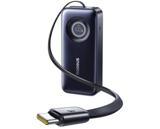 Baseus EnerCore Power Bank 20000 mAh 70cm Cable USB-C retráctiles 67W por solo 38.99€