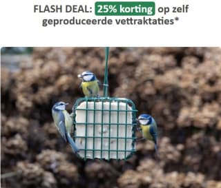 25% korting op vetvoer bij Vivara