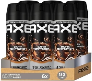AXE Dark Temptation Anti-Transpirant Spray (6 x 150 ml) voor €13,79 bij Amazon