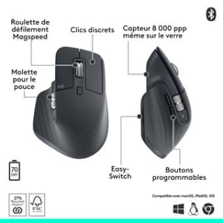 Logitech MX Master 3S pour 79,99€ chez Fnac
