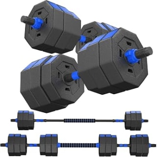 ANNA TOSANI Kit Mancuernas 3 en 1 (10 kg) por $799 en Amazon