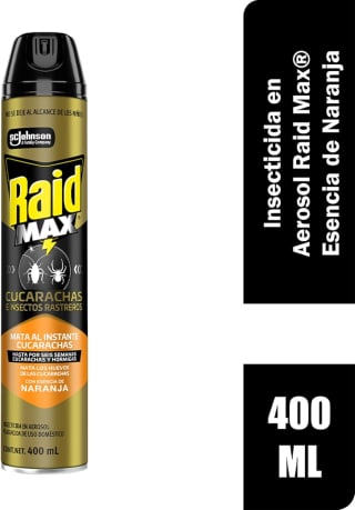 Raid Max Insecticida en Aerosol 400 ml por $48 en Amazon