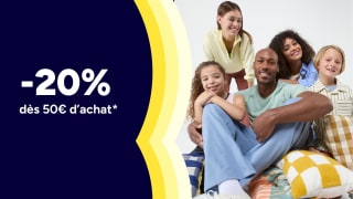 -20% dès 50€ d'achat chez Kiabi