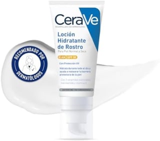 CeraVe Loción Hidratante Facial SPF 50 (52 ml) por 9,79€ en Amazon