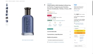 Perfume HUGO BOSS Bottled Infinite 200ml por $1,199 | Amazon