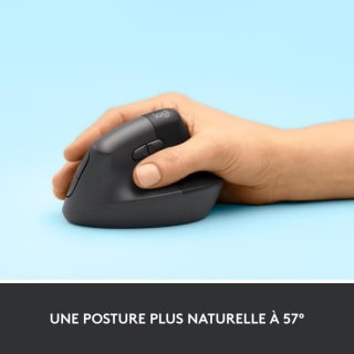 Logitech Lift (souris verticale) + tapis Studio Series pour 39,99€ chez Cdiscount