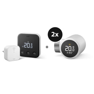 tado Slimme Thermostaat X Startpakket + 2 Radiatorknoppen voor €198 dmv code bij Tink