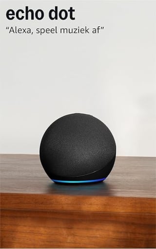 Amazon Echo Dot (nieuwste generatie) voor €44,99 bij Amazon