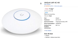 Ubiquiti UniFi AC HD - Access Point voor €116,10 bij Amazon