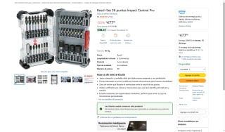 Juego Bosch 36 Puntas por $477 | Descuento Amazon