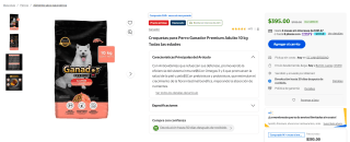 Croquetas para Perro Ganador Premium Adulto 10 kg por $395 en Walmart