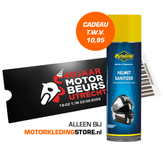 Ticket voor de Motorbeurs Utrecht + gratis Putoline helmreiniger t.w.v. €10,95