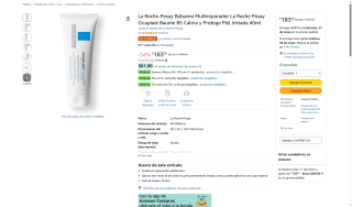Bálsamo La Roche-Posay B5 40ml por $183 | Oferta Amazon
