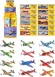HENBRANDT 12 Pack WWII Plane Glider Toys £1.49